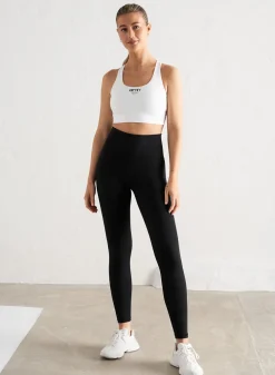 Core Material Sports Bras^AIM’N Edge Core Racerback Bra White