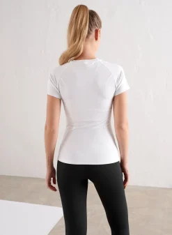 T-skjorter|Trenings-T-shirts^AIM’N Edge Core Short Sleeve White