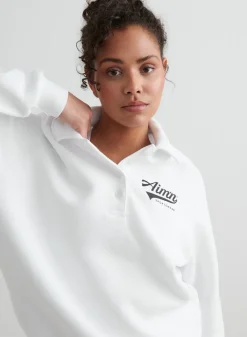 Sweatshirts|Gensere^AIM’N Pitch Polo Sweatshirt White