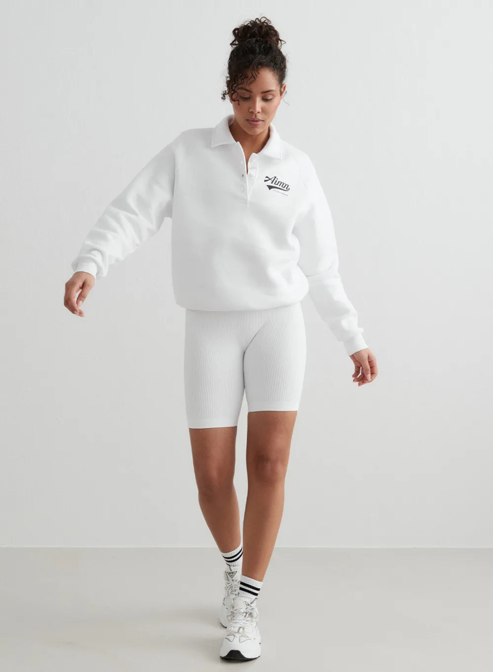 Sweatshirts|Gensere^AIM’N Pitch Polo Sweatshirt White