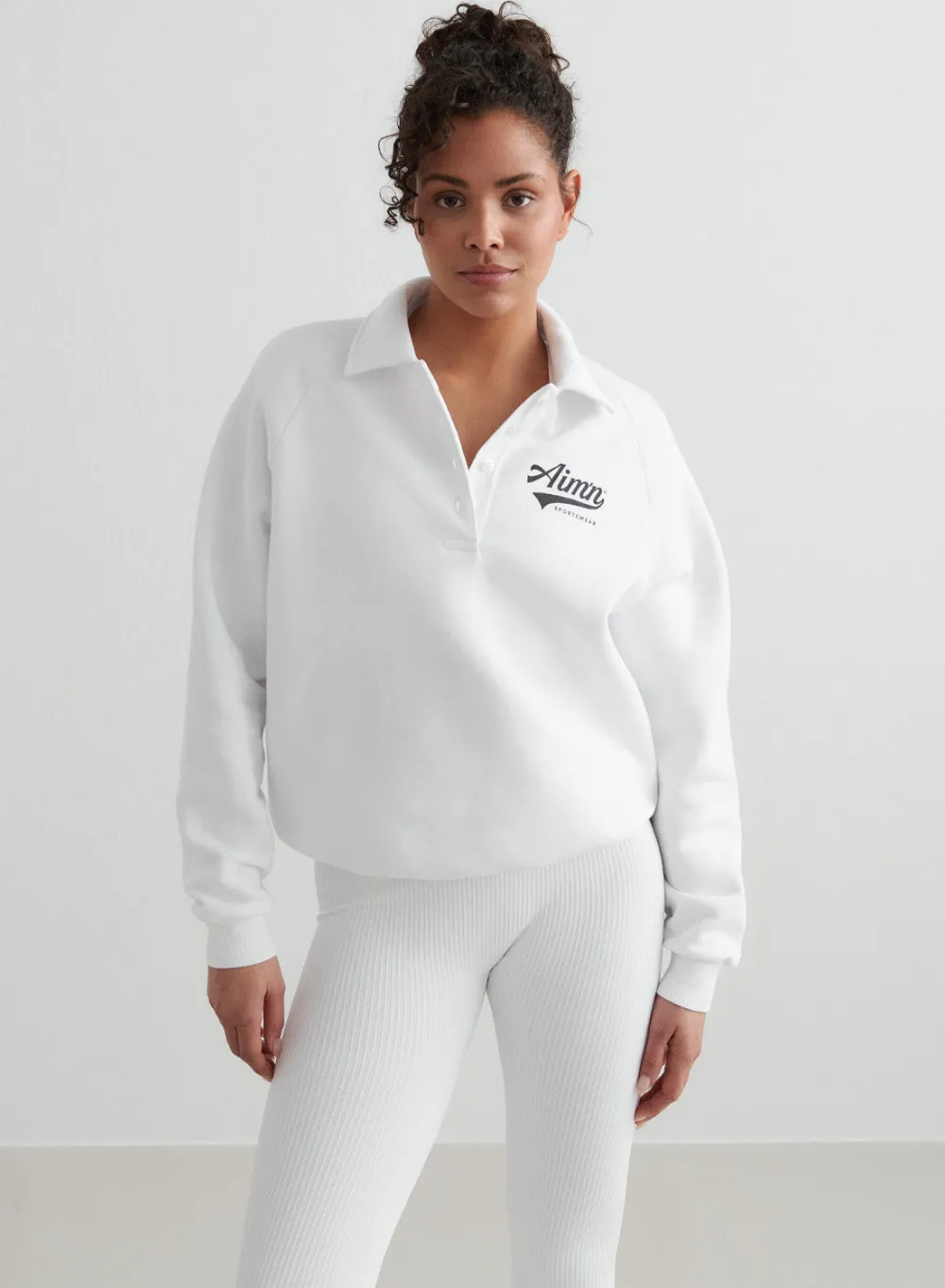 Sweatshirts|Gensere^AIM’N Pitch Polo Sweatshirt White
