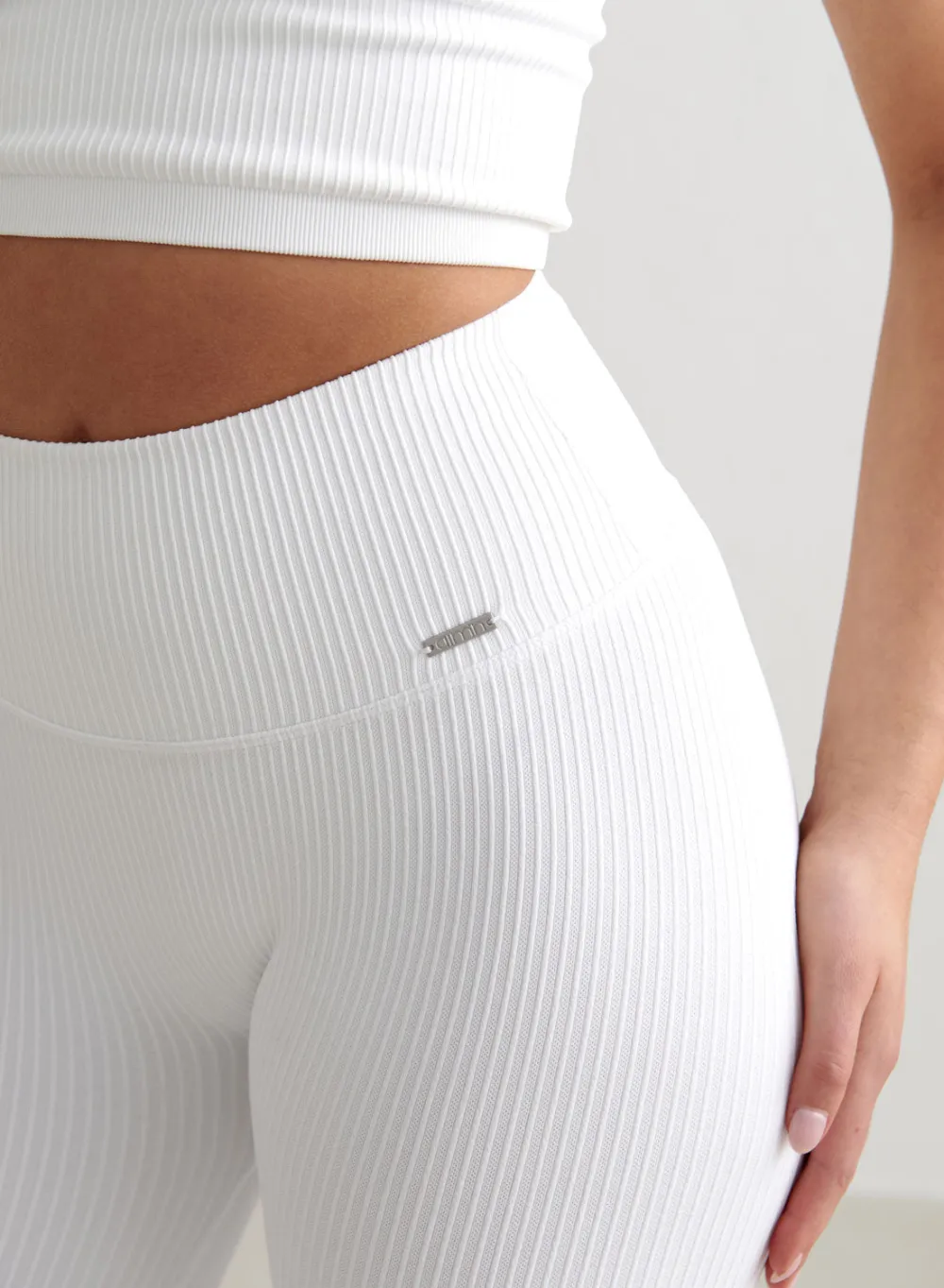 Seamless Biker Shorts|All Biker Shorts^AIM’N Ribbed Seamless Biker Shorts White
