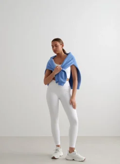 Treningstights|Ribbete Tights^AIM’N Ribbed Seamless Tights White