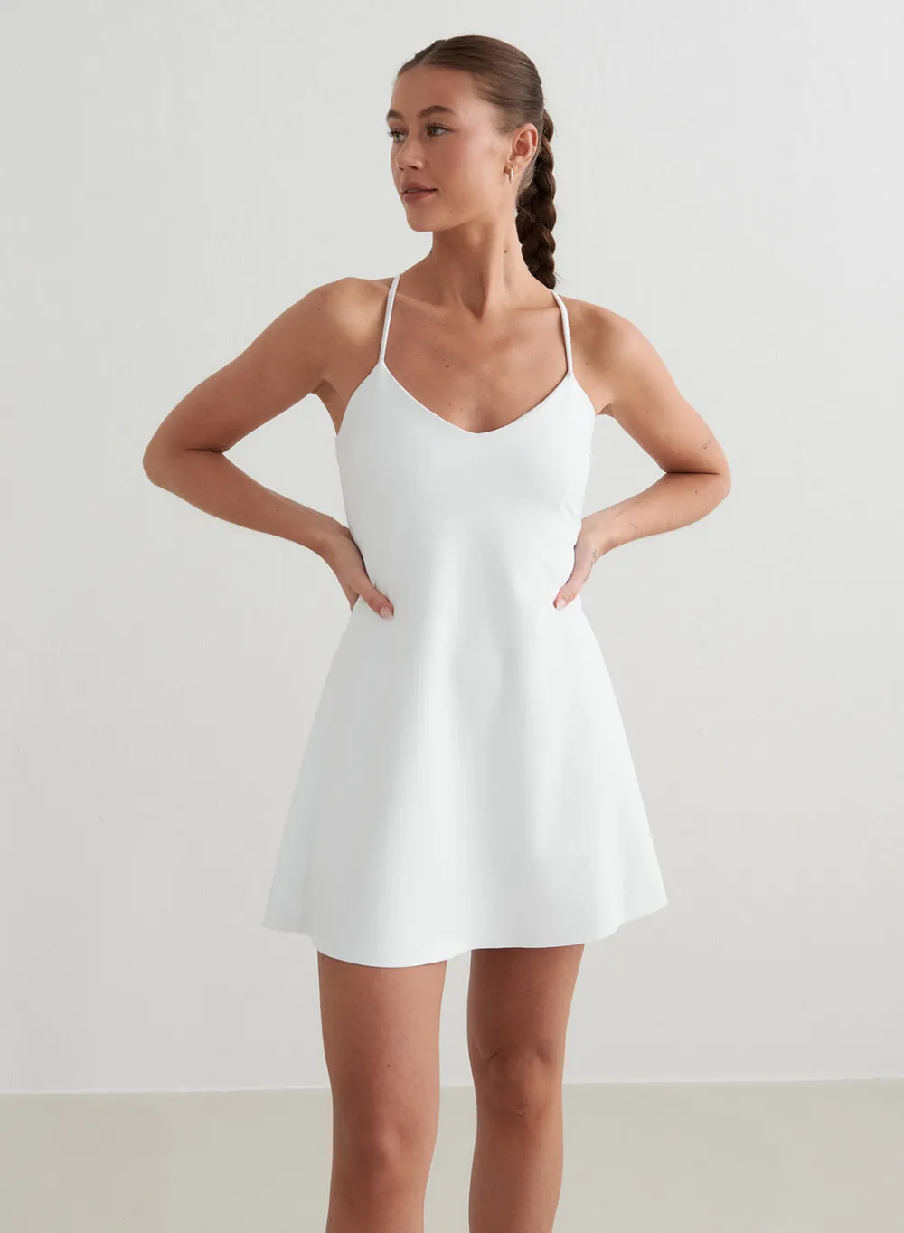 Kjoler^AIM’N Sense Strap Dress White