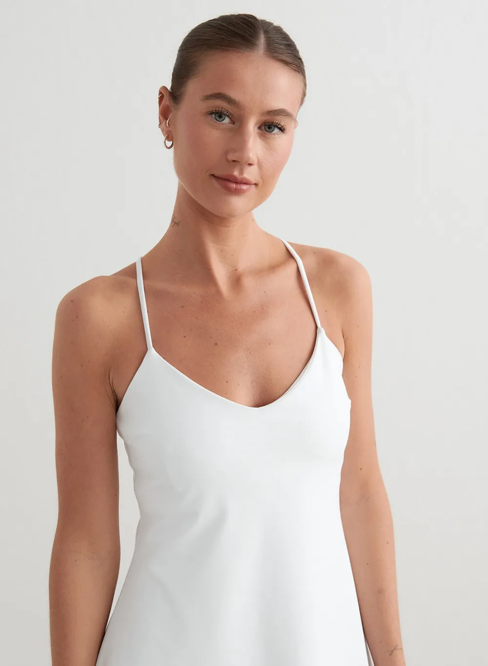 Kjoler^AIM’N Sense Strap Dress White