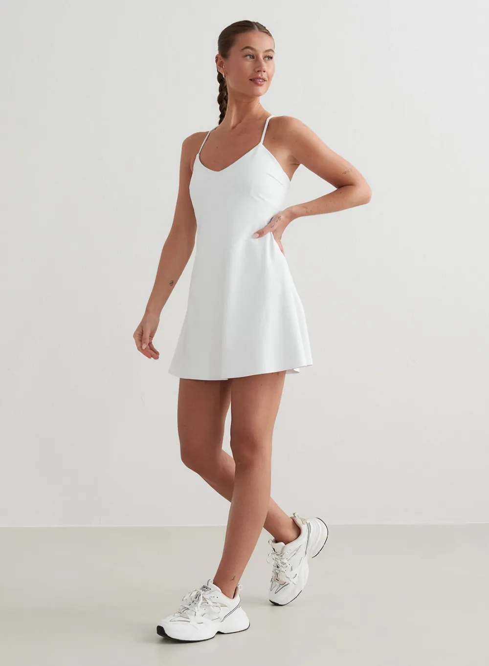 Kjoler^AIM’N Sense Strap Dress White