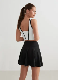 Tank Tops Og Trenings Tank Tops^AIM’N White Sense Zipped Bralette