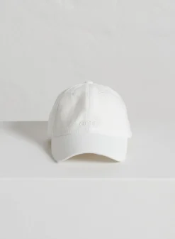 Caps^AIM’N Small Logo Cap White