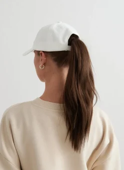 Caps^AIM’N Small Logo Cap White