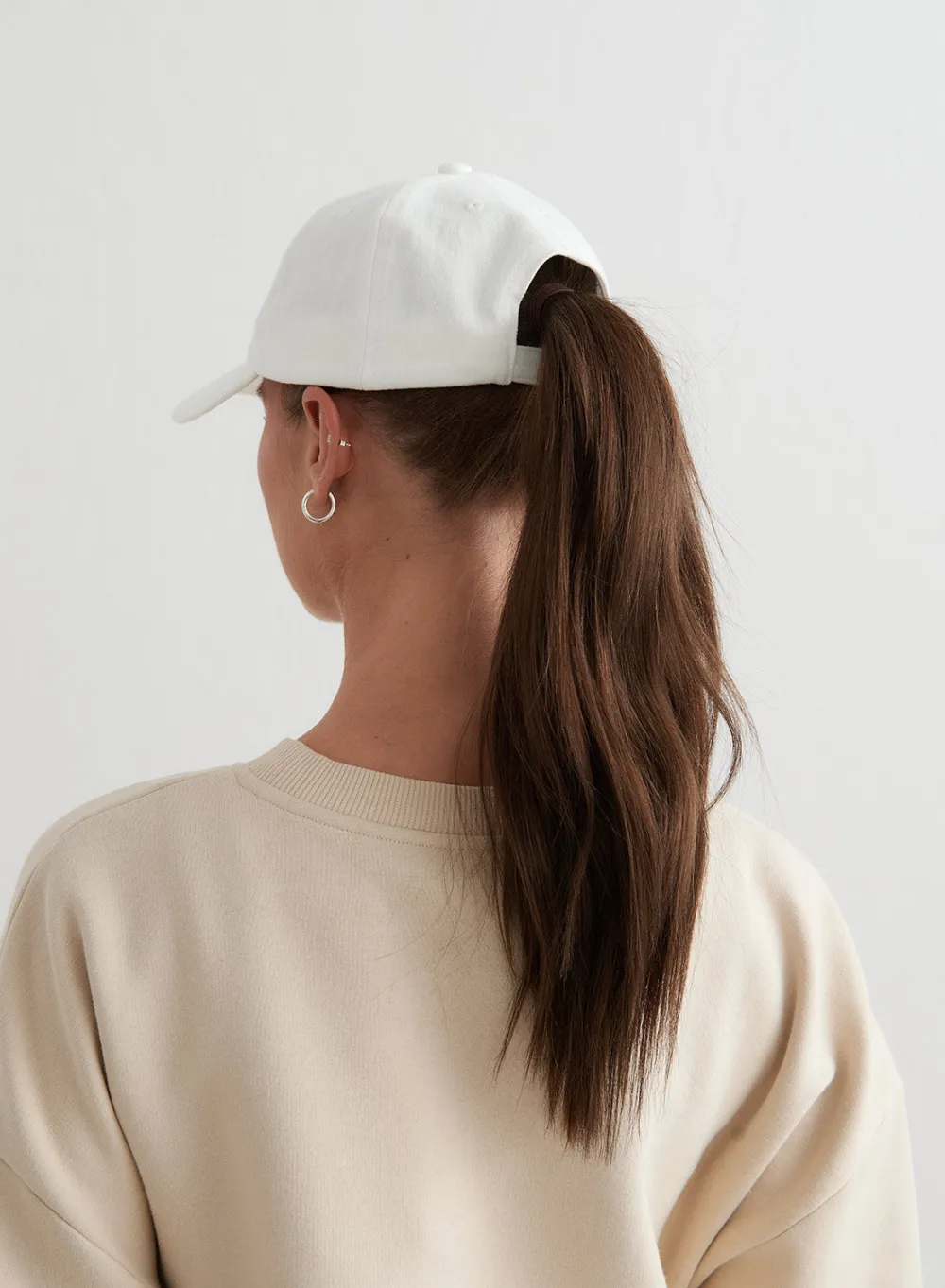 Caps^AIM’N Small Logo Cap White